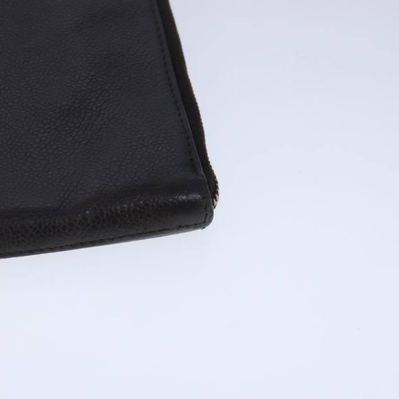 CHANEL Document Case Caviar Skin Brown CC Auth bs20232 - Picture 14 of 16